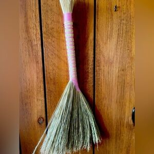 Long turkey tail broom